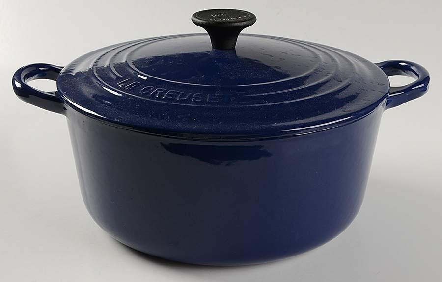 Indigo (Cobalt) 3.5 Qt Cast Iron Dutch Oven & Lid by Le Creuset-1
