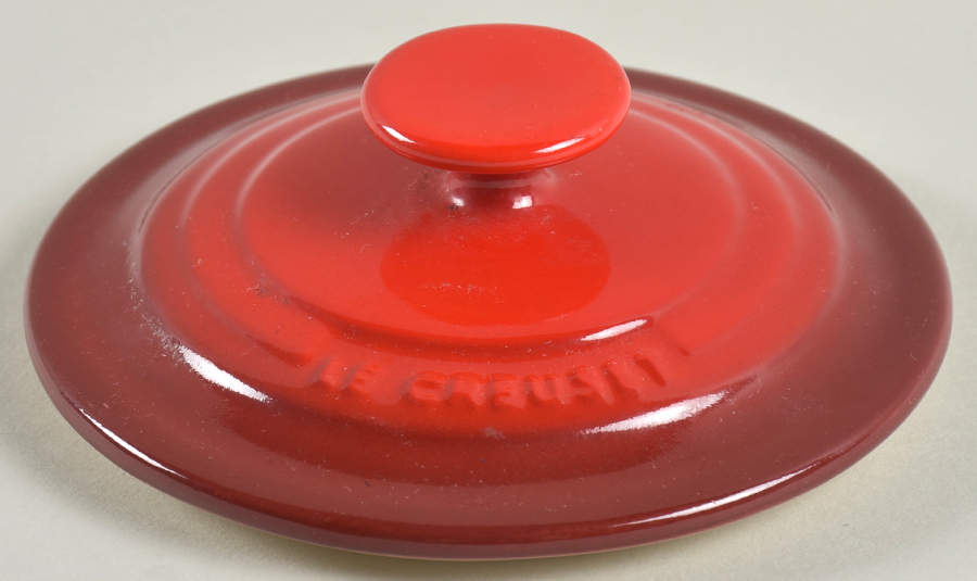 Cerise (Cherry) Lid for Sugar Bowl by Le Creuset-1