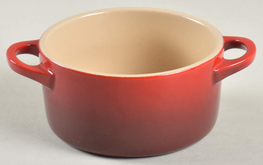 Cerise (Cherry) 8 Oz Mini Round Cocotte No Lid by Le Creuset-1