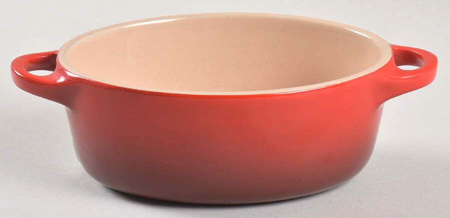Cerise (Cherry) Individual Casserole No Lid by Le Creuset-1