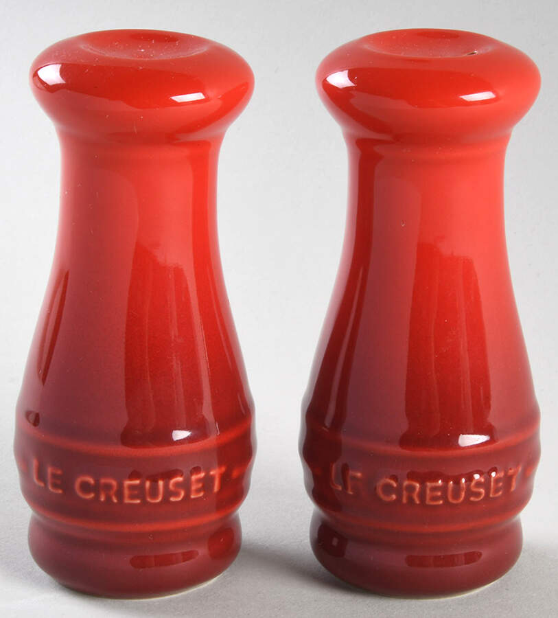Cerise (Cherry) Salt & Pepper Set by Le Creuset-1