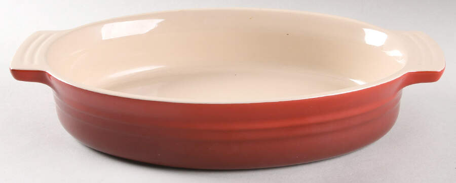 Cerise (Cherry) 12'' Oval Baker by Le Creuset-1