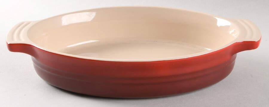 Cerise (Cherry) 11" Oval Baker by Le Creuset-1