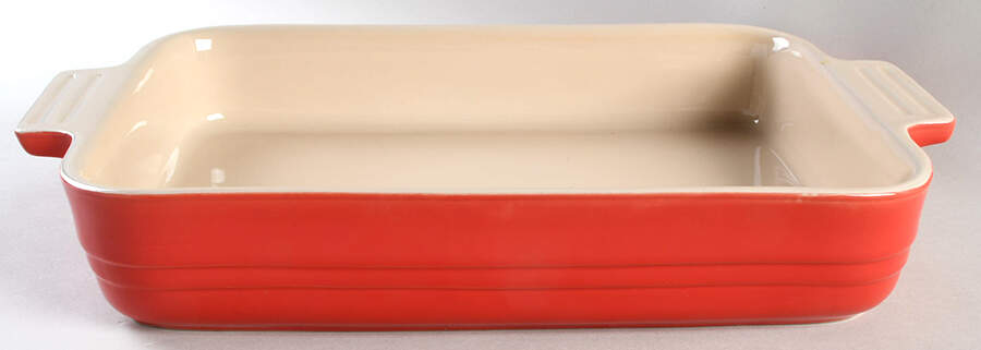 Cerise (Cherry) 13"  Rectangular Baker by Le Creuset-1