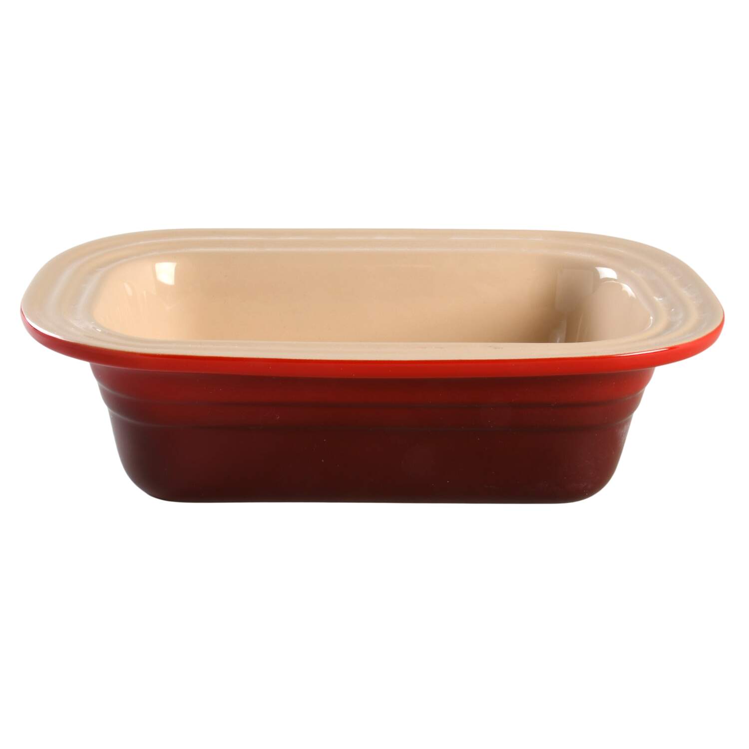 Cerise (Cherry) 1.5 Quart Rectangular Casserole No Lid by Le Creuset-1