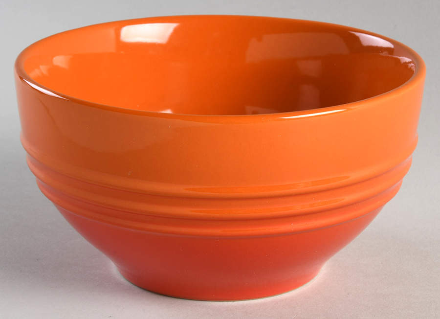Flame (Volcanic Orange) Coupe Cereal Bowl by Le Creuset-1