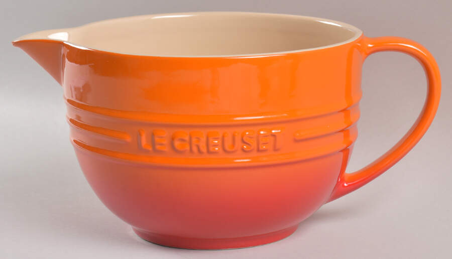 Flame (Volcanic Orange) Batter Bowl by Le Creuset-1