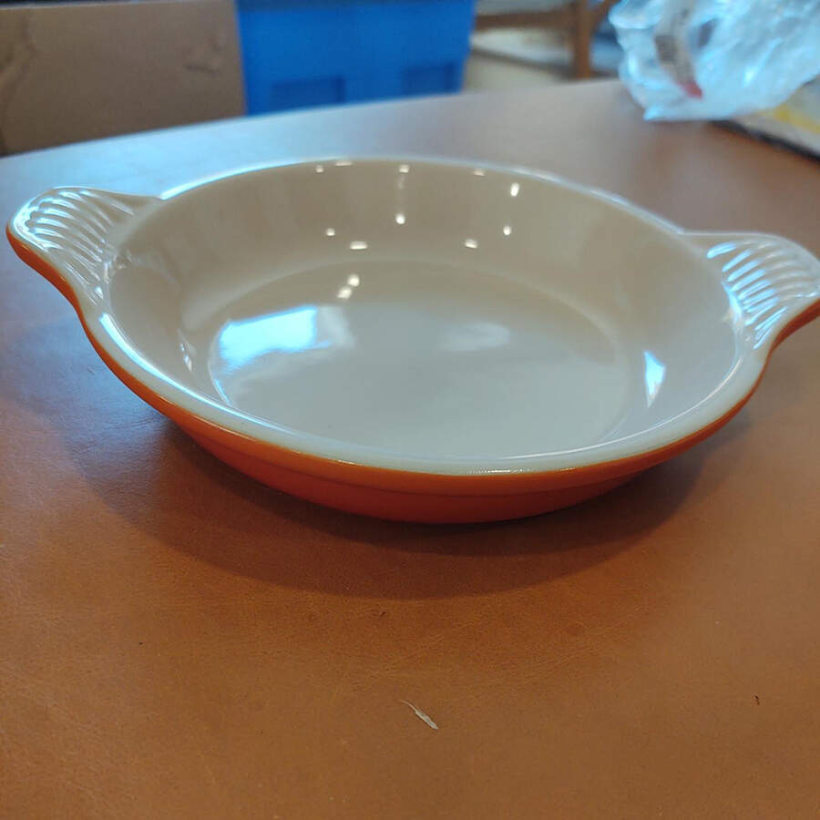 Flame (Volcanic Orange) 7" Augratin by Le Creuset-1