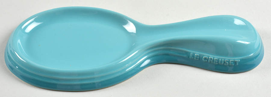 Caribbean Teal Spoon Rest/Holder (Holds 1 Spoon) by Le Creuset-1