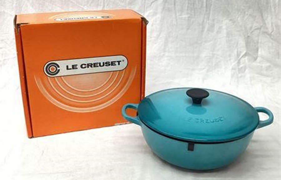 Caribbean Teal 2.5 Qt Stew Pot W/Lid by Le Creuset-1