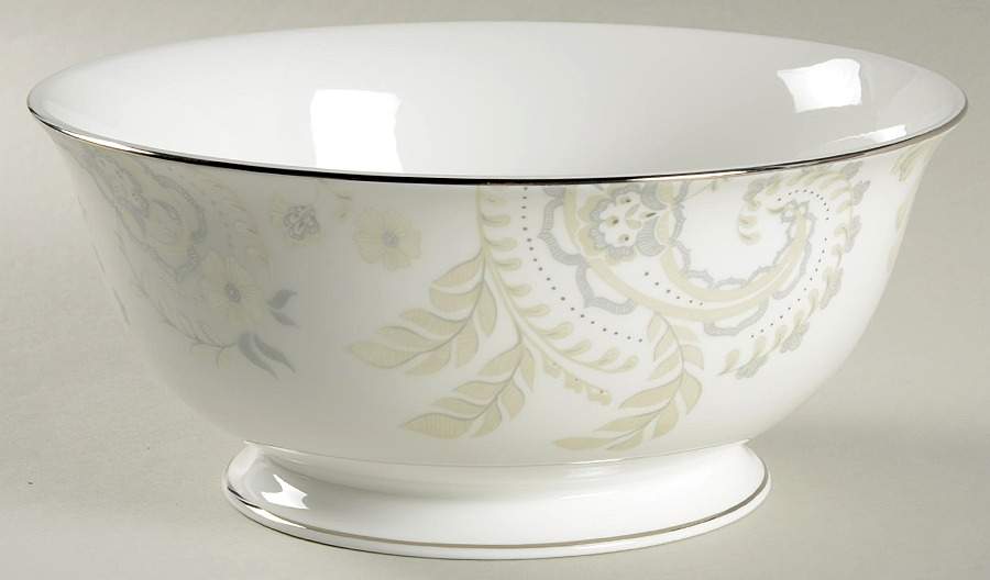 Paisley Bloom 8" Round Serving Bowl by Lenox-1
