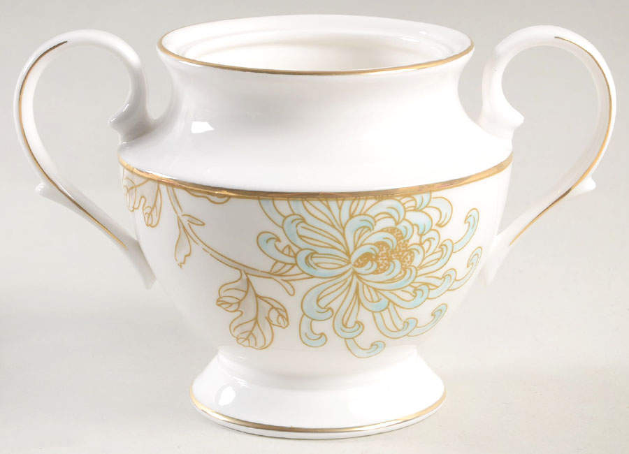 Painted Camellia Sugar Bowl No Lid by Lenox-1