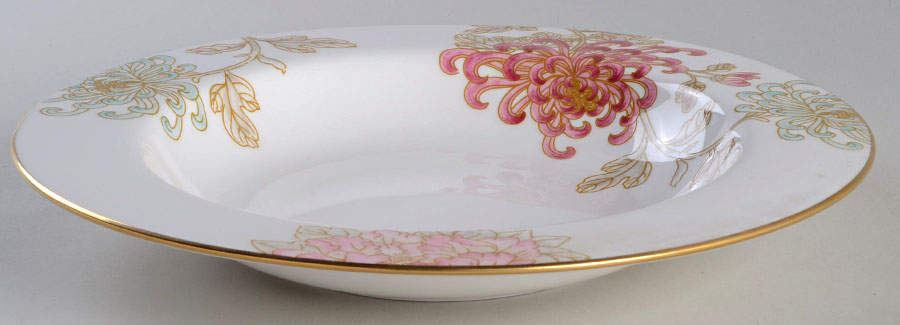 Painted Camellia 9" Soup/Pasta Bowl by Lenox-1