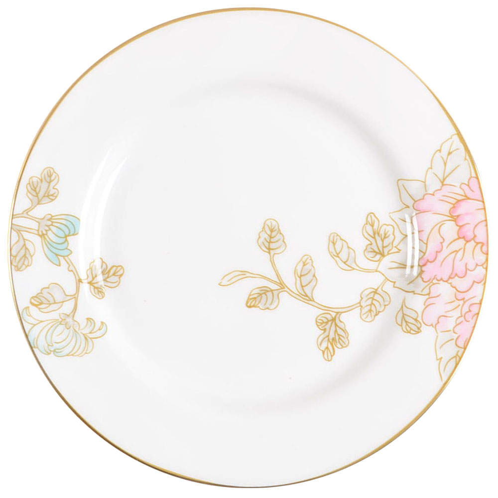 Painted Camellia Bread & Butter Plate by Lenox-1