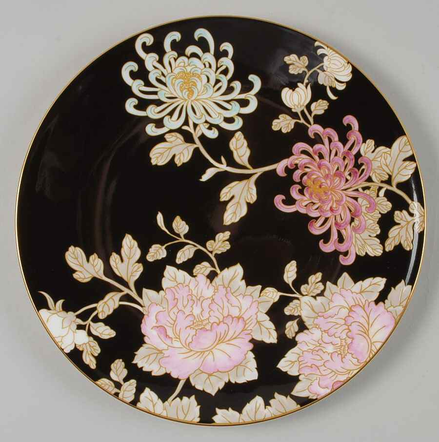 Painted Camellia Coupe Salad Plate by Lenox-1