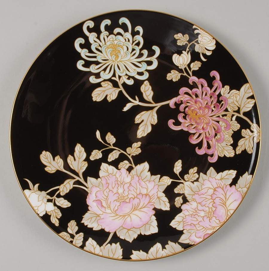 Painted Camellia Coupe Salad Plate by Lenox-1