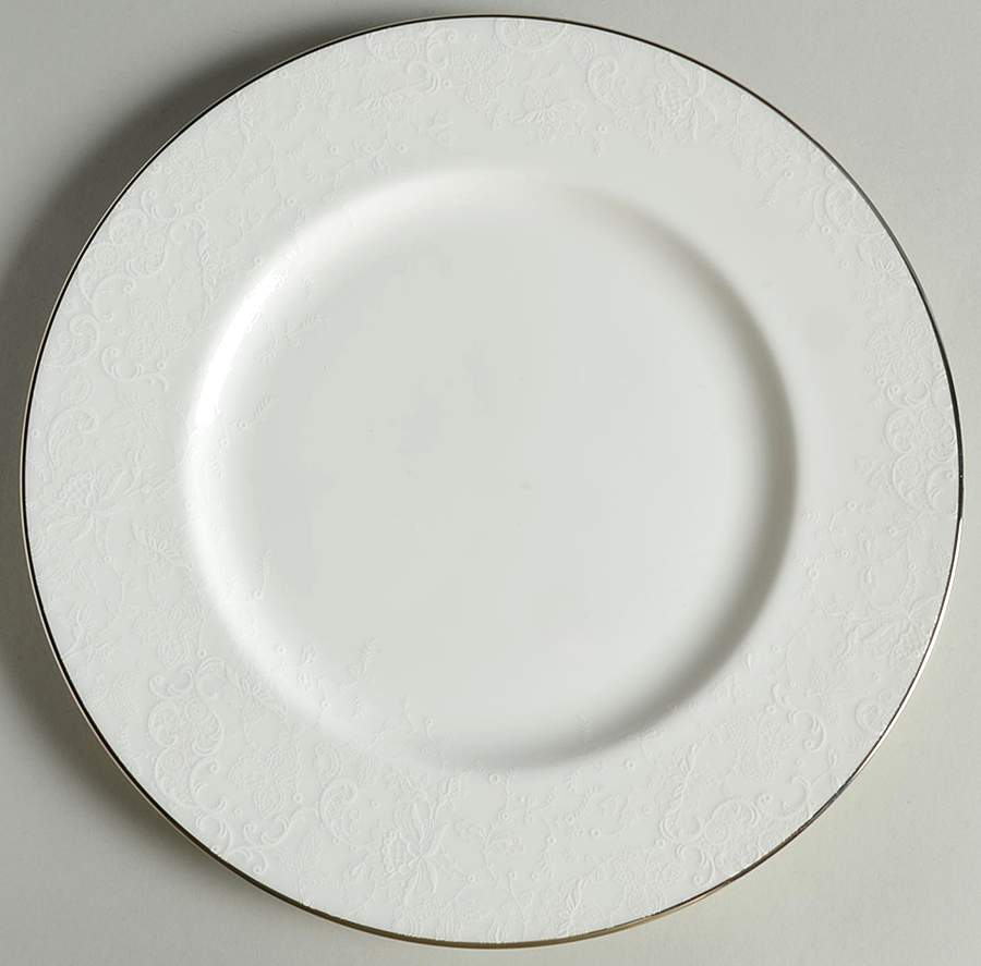 Porcelain Lace Accent Luncheon Plate by Lenox-1