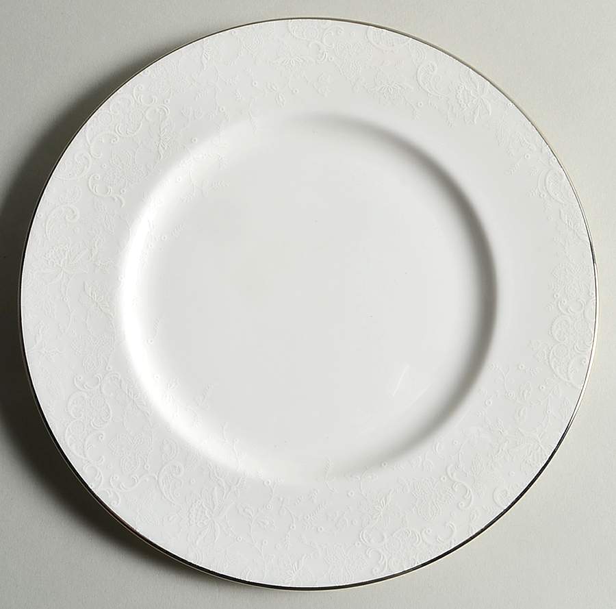 Porcelain Lace Accent Luncheon Plate by Lenox-1