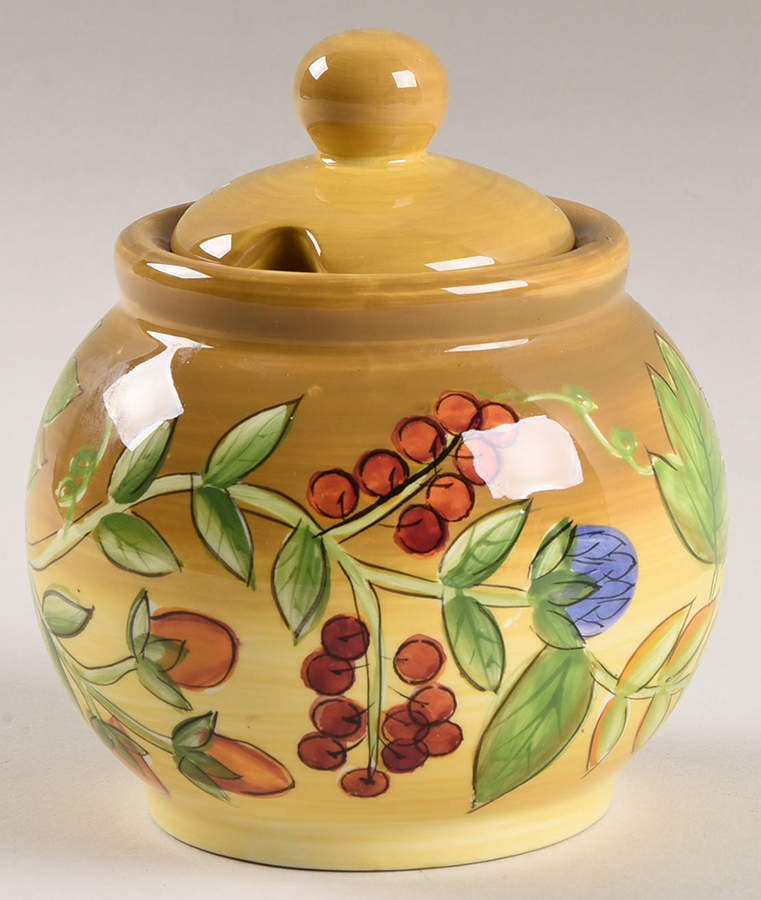 LGA103 Sugar Bowl & Lid by Laurie Gates-1