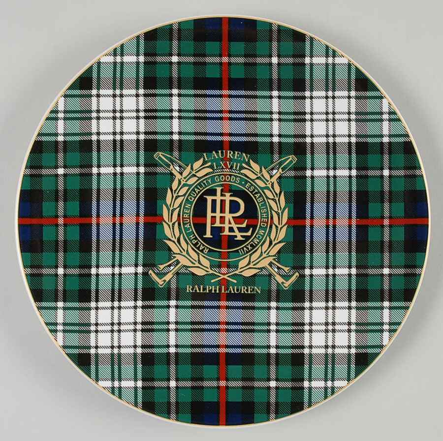 Kilgour Tartan Salad/Dessert Plate by Ralph Lauren China-1