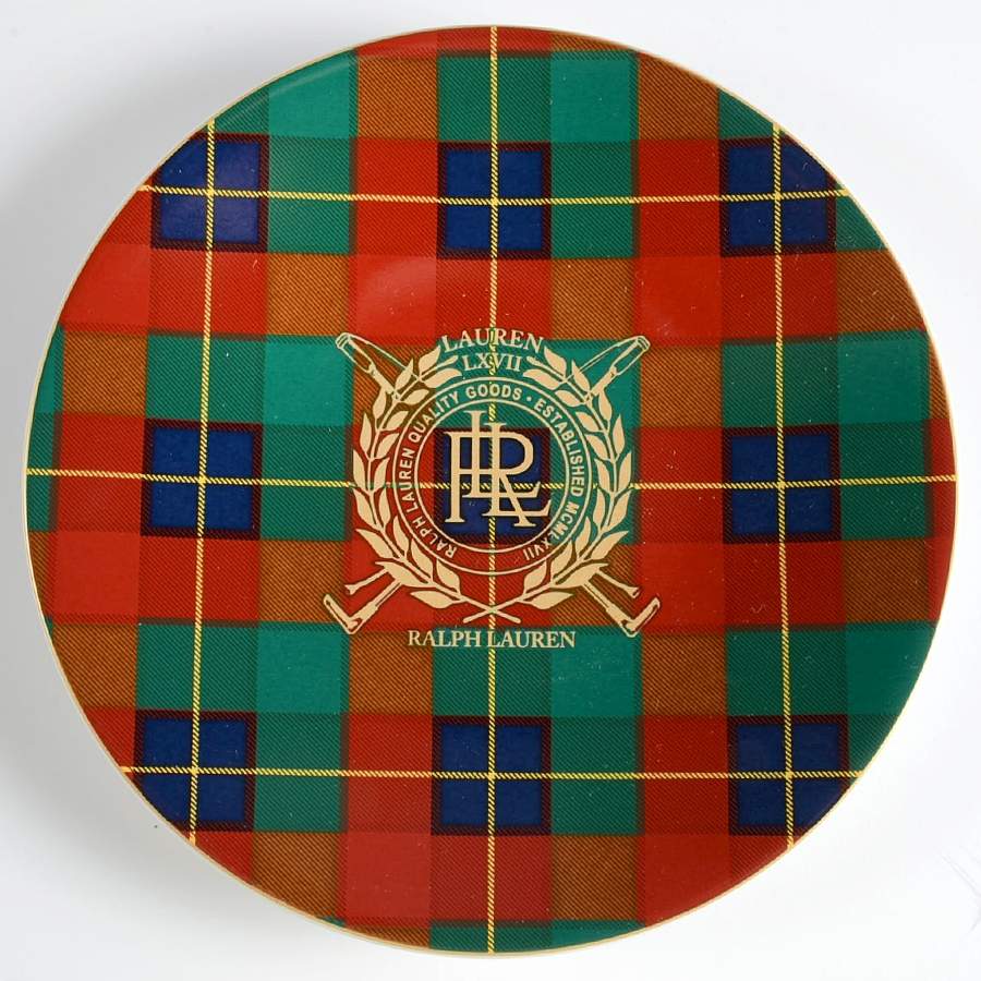 Kilgour Tartan Salad/Dessert Plate by Ralph Lauren China-1