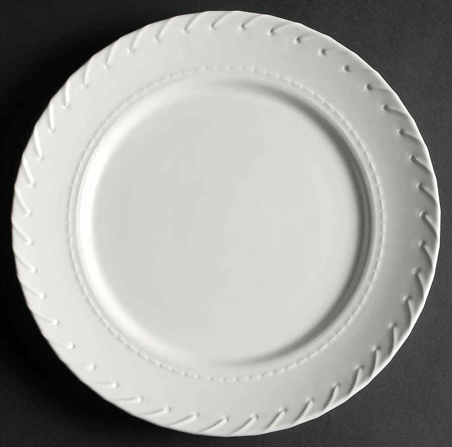 Whipstitch Cream Dinner Plate by Ralph Lauren China-1