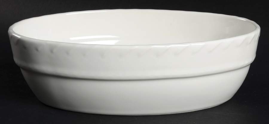 Whipstitch Cream 10" Oval Vegetable Bowl by Ralph Lauren China-1