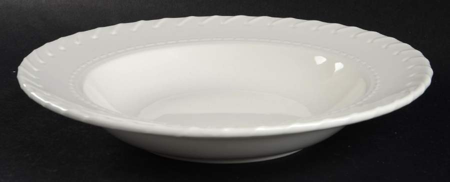 Whipstitch Cream 9" Individual Pasta Bowl by Ralph Lauren China-1