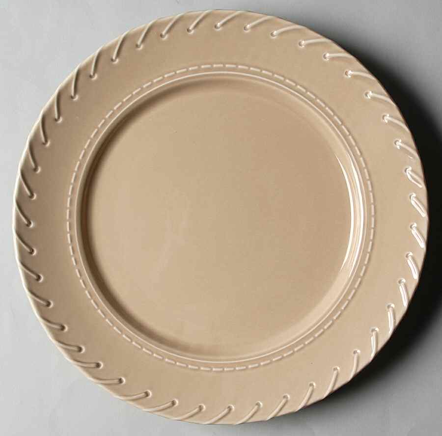 Whipstitch Camel Dinner Plate by Ralph Lauren China-1