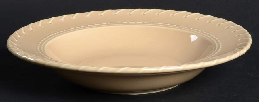 Whipstitch Camel 9" Individual Pasta Bowl by Ralph Lauren China-1