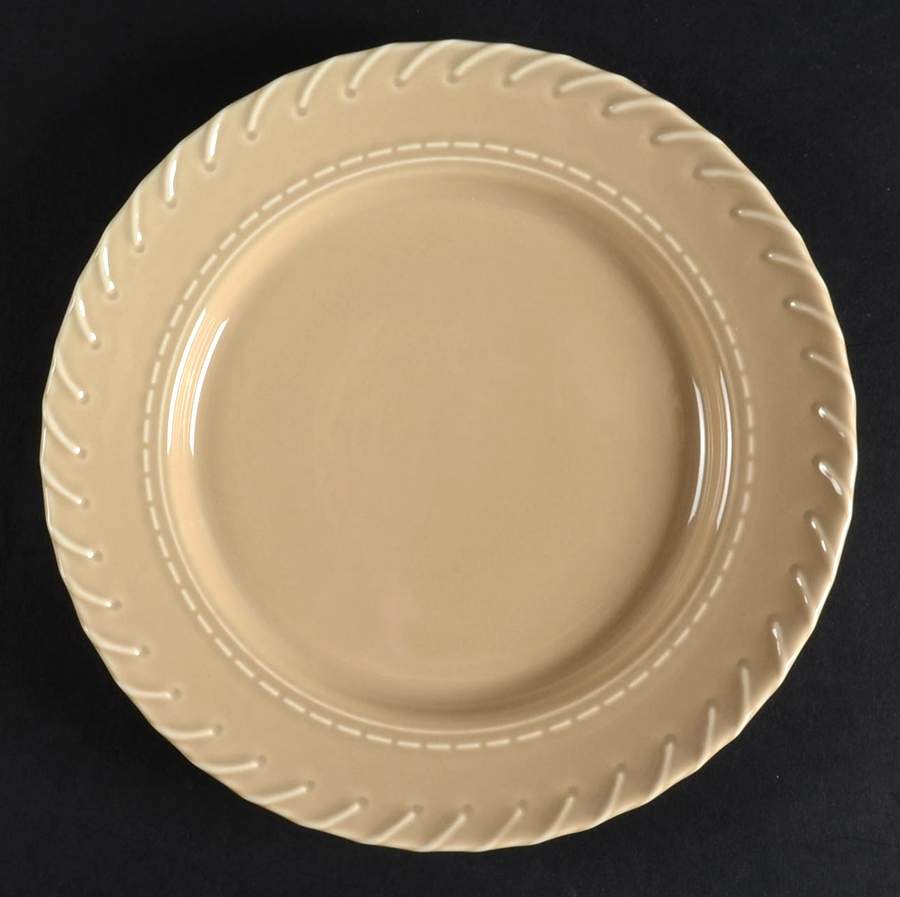 Whipstitch Camel Salad Plate by Ralph Lauren China-1