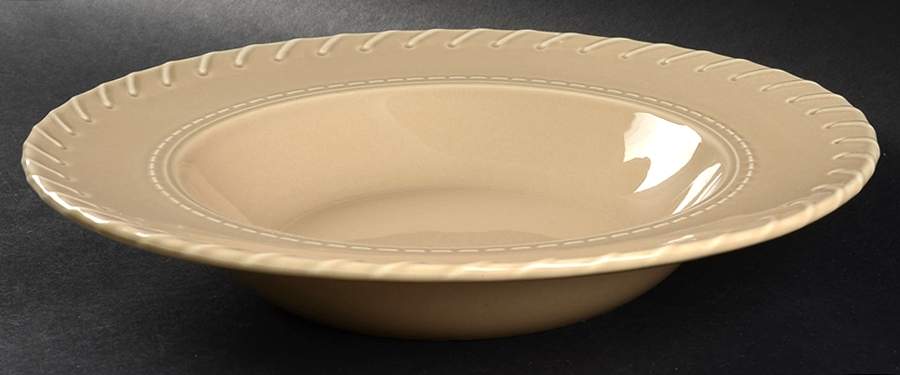 Whipstitch Camel Large Pasta Bowl by Ralph Lauren China-1