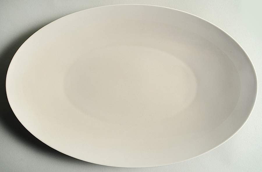 Matte and Shine Sand 16" Oval Serving Platter by Lenox-1
