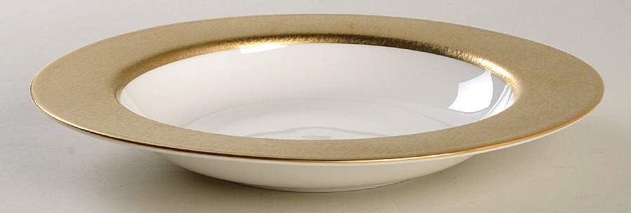 Gold Dust Large Rim Soup Bowl by Lenox-1