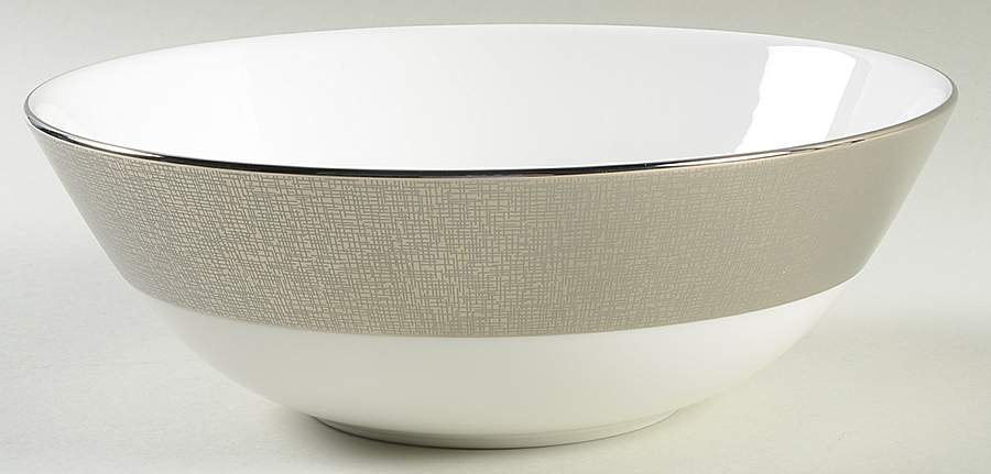 Platinum Voile 10" Round Serving Bowl by Lenox-1