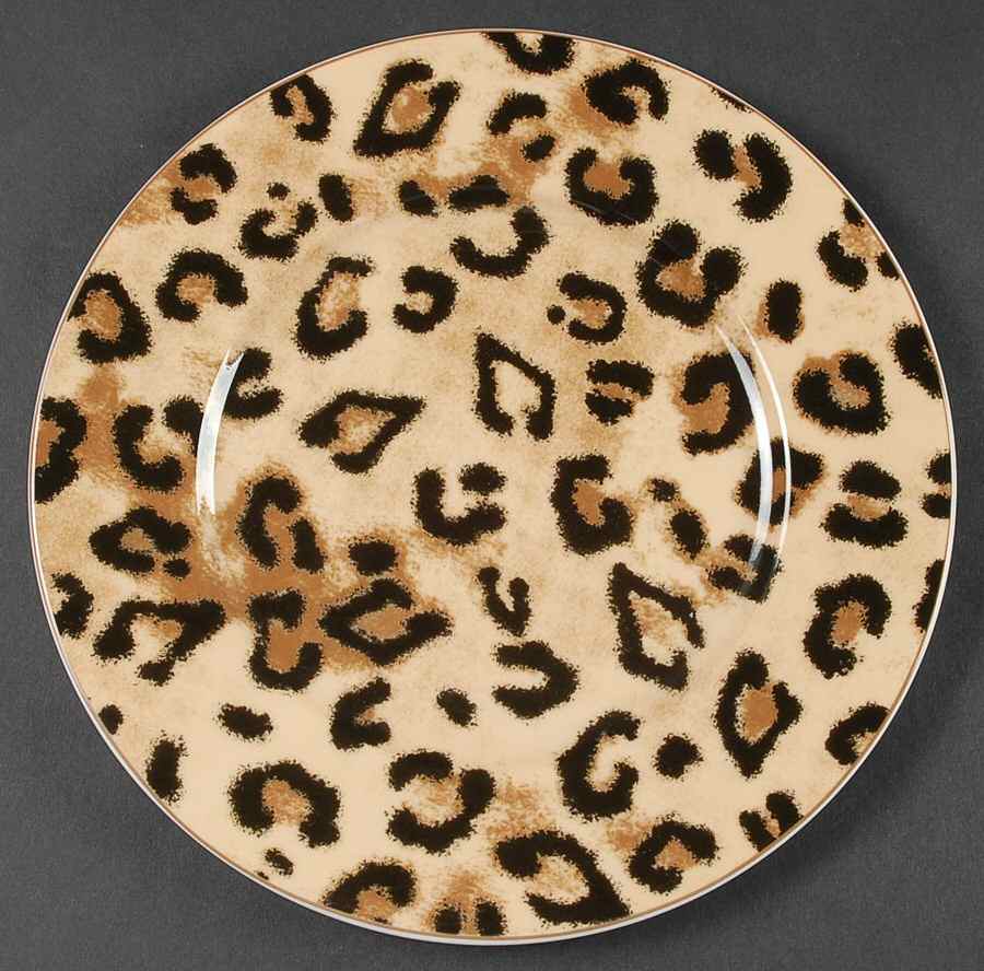 Safari Leopard Salad Plate by Ralph Lauren China-1