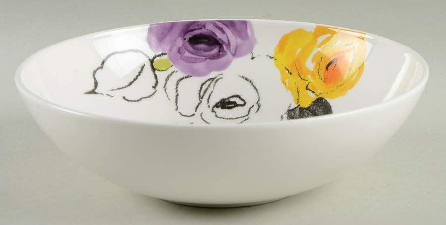 Charcoal Floral 7" Individual Pasta Bowl by Lenox-1