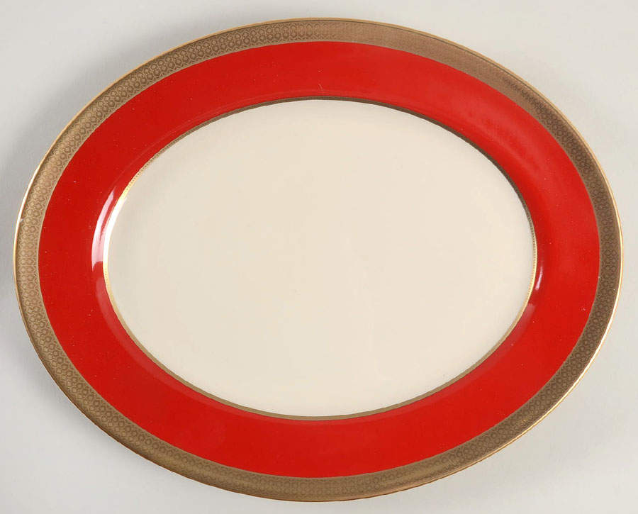 Embassy 13" Oval Serving Platter by Lenox-1