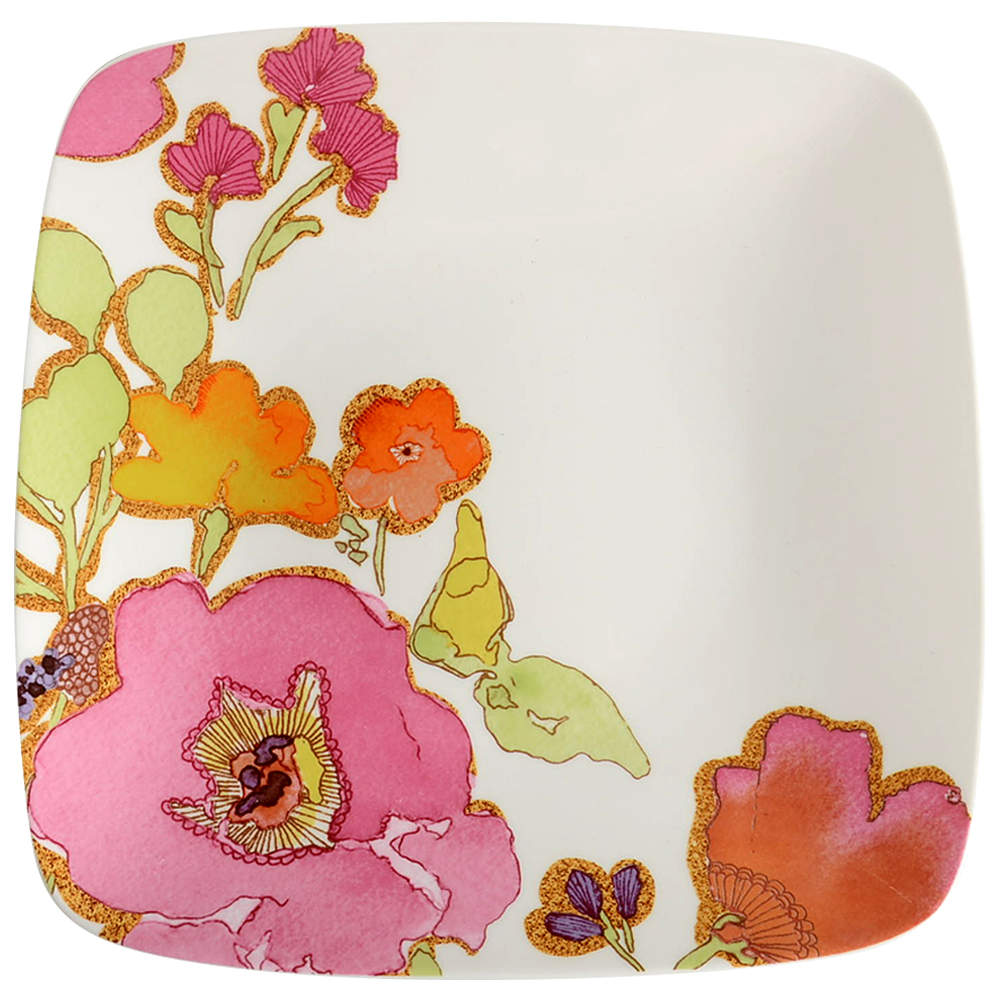 Floral Fusion Square Dinner Plate by Lenox-1