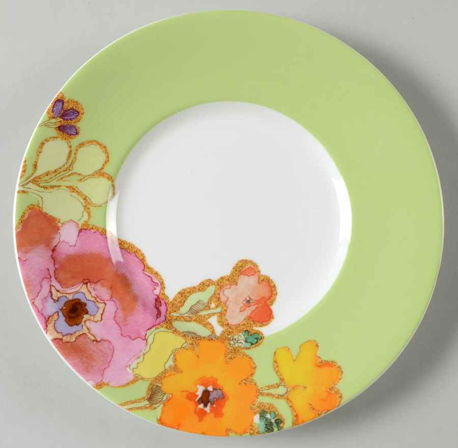 Floral Fusion Dessert/Pie Plate by Lenox-1