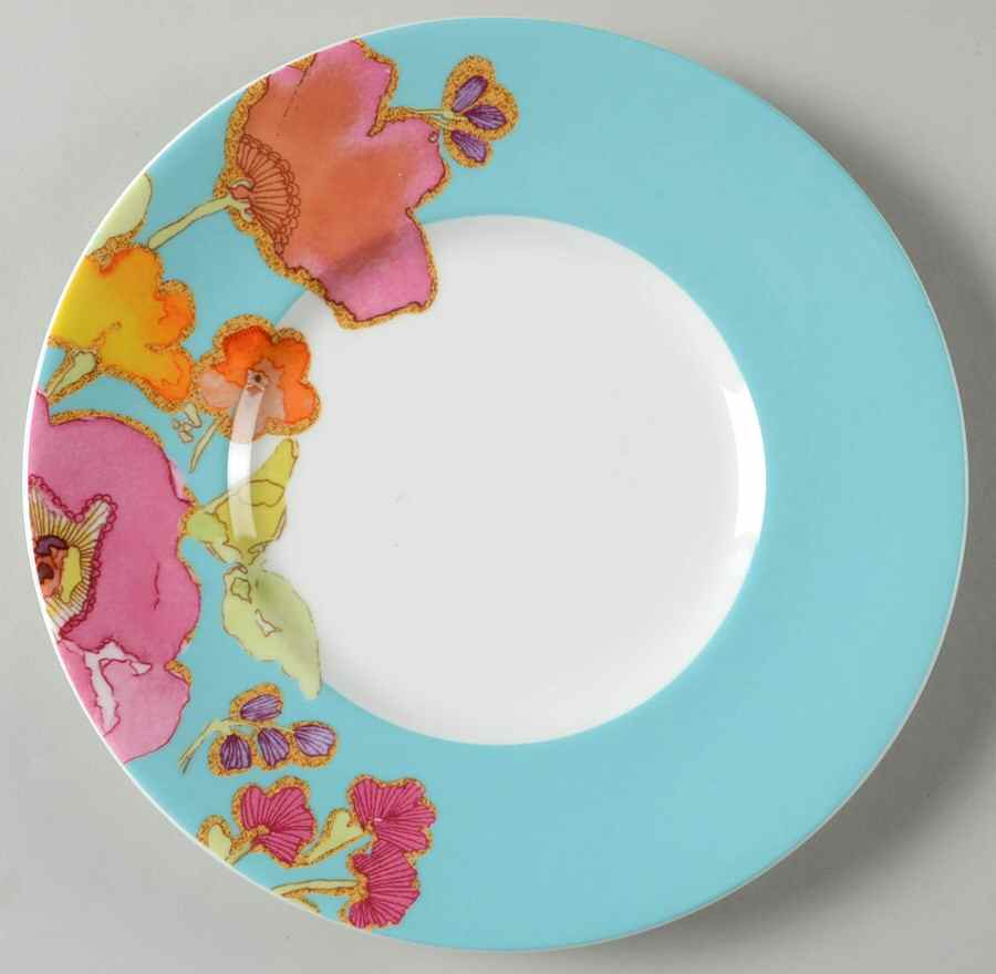 Floral Fusion Dessert/Pie Plate by Lenox-1