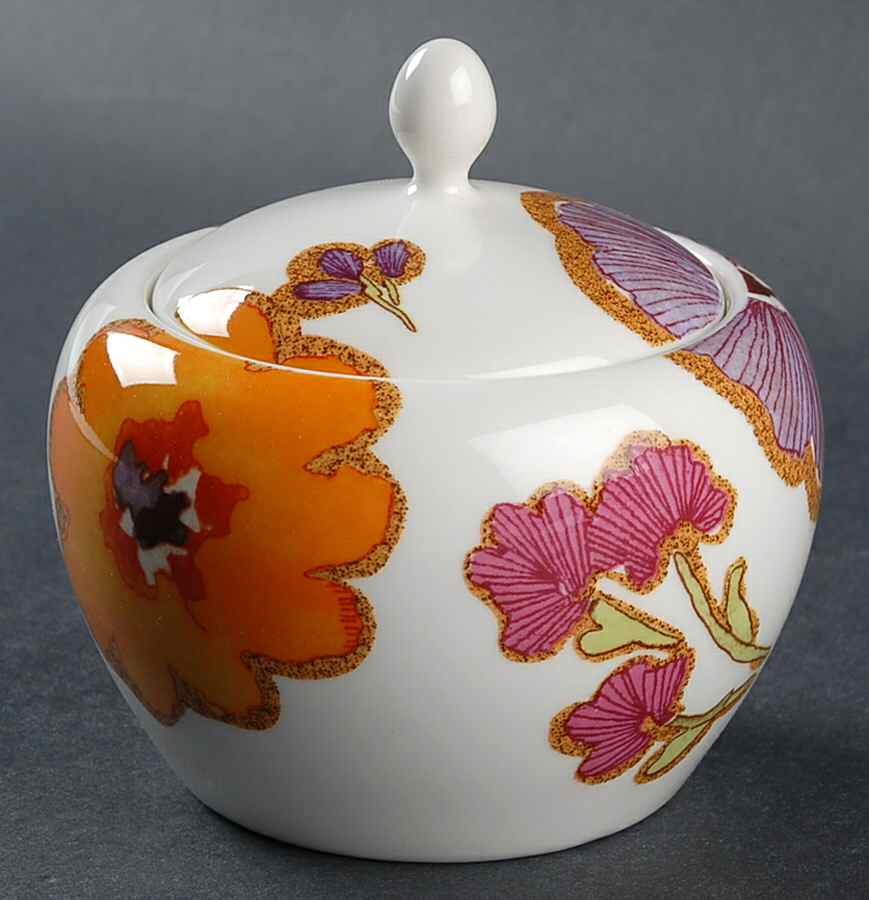 Floral Fusion Sugar Bowl & Lid by Lenox-1