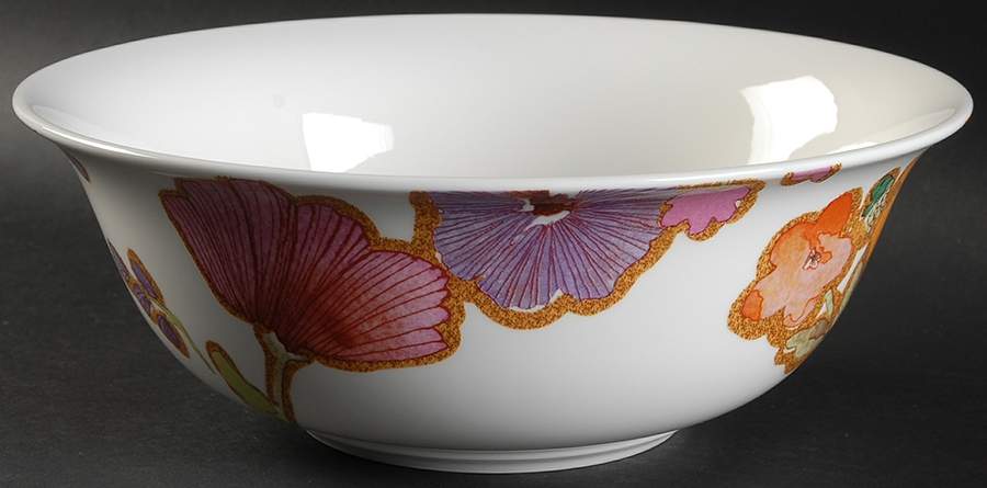 Floral Fusion 9" Round Serving Bowl by Lenox-1