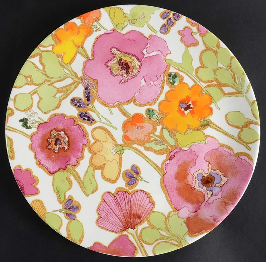 Floral Fusion 14" Chop Plate (Round Platter) by Lenox-1