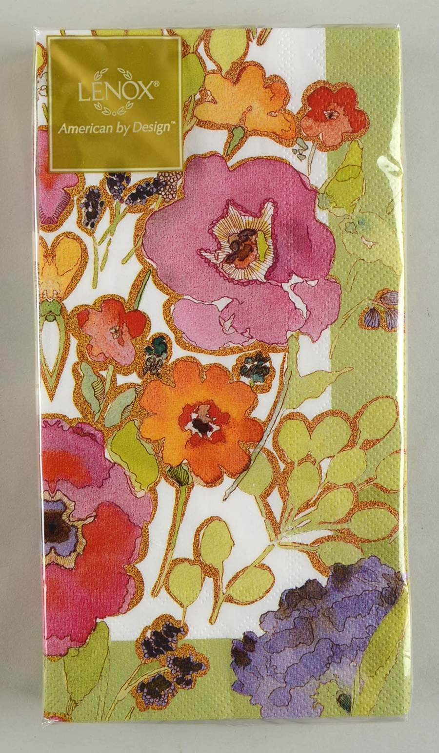 Floral Fusion Package of Paper Guest Towel Napkins by Lenox-1