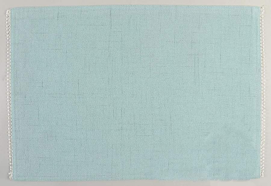 French Perle Ice Blue Cloth Placemat by Lenox-1