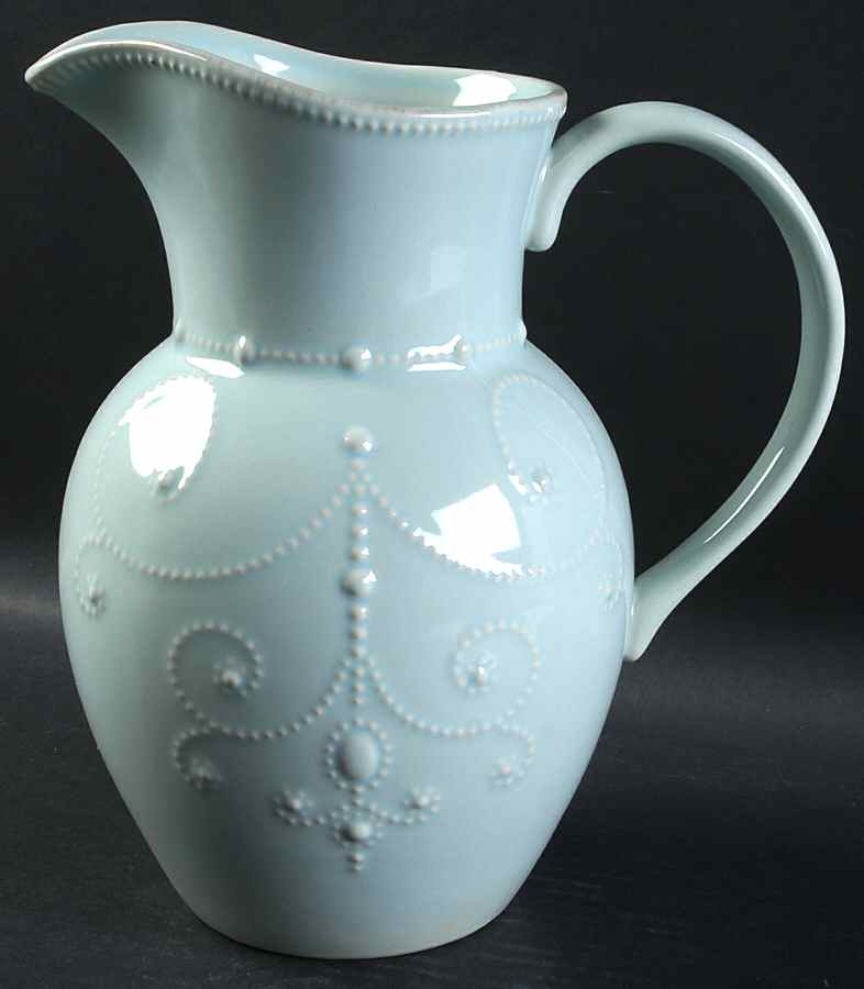 French Perle Ice Blue 78 Oz Pitcher by Lenox-1