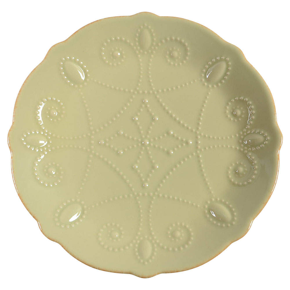 French Perle Pistachio Dessert/Pie Plate by Lenox-1