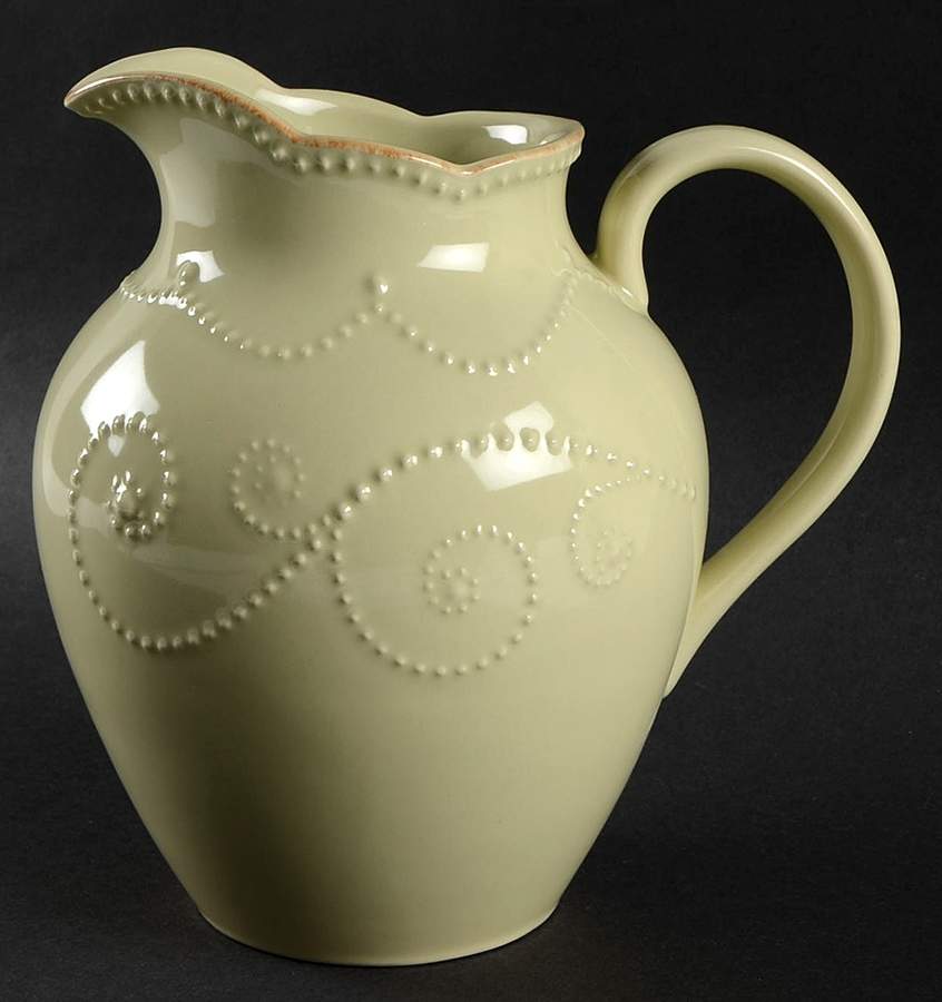 French Perle Pistachio 58 Oz Pitcher by Lenox-1