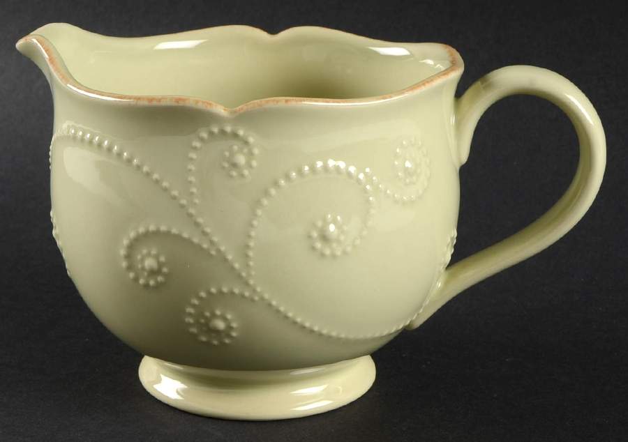 French Perle Pistachio Gravy Boat by Lenox-1